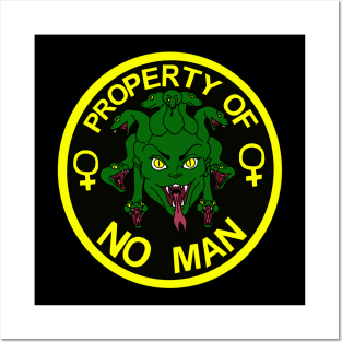 Property of No Man - Gorgon Posters and Art